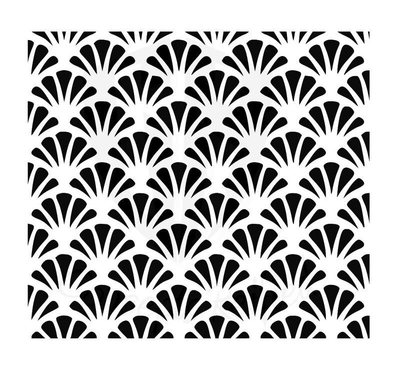 Seamless Scalloped Pattern Multiple Sizes and Variations Etsy