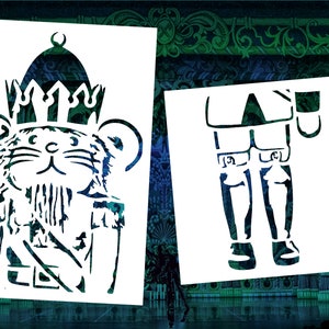 Mouse King Nutcracker Reusable Stencil (many Sizes) - Etsy