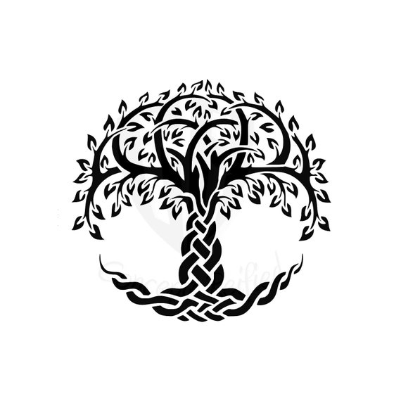 Celtic Tree of Life Stencil Reusable Plastic Stencil for Painting Celtic Tree of Life Stencil Reusable Plastic Stencil for Painting