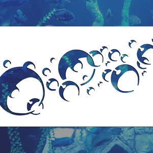 Bubbles Reusable Stencil (Many Sizes)
