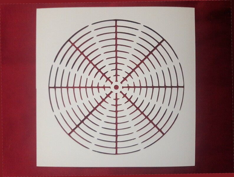 Concentric Circle Stencil Many Sizes Etsy concentric-circle-stencil-many-sizes-etsy