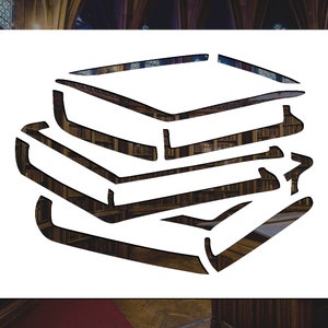 Stack of Books Reusable Stencil (Many Sizes)