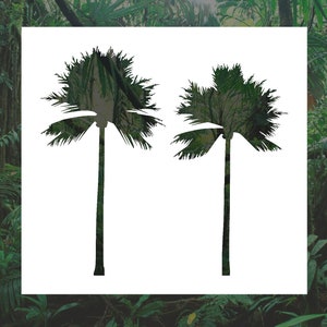 Palm Trees Reusable Stencil (Many Sizes)