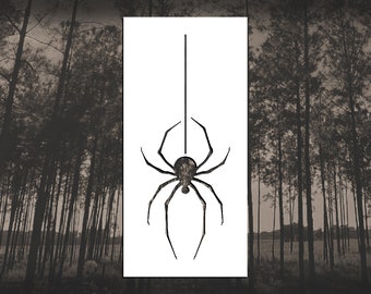 Spider Dangling Reusable Stencil (Many Sizes)