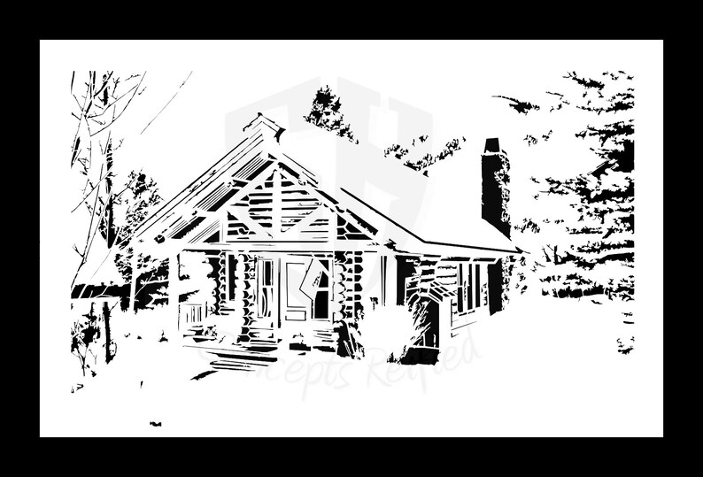 Printable Log Cabin Stencils Images And Photos Finder printable-log-cabin-stencils-images-and-photos-finder