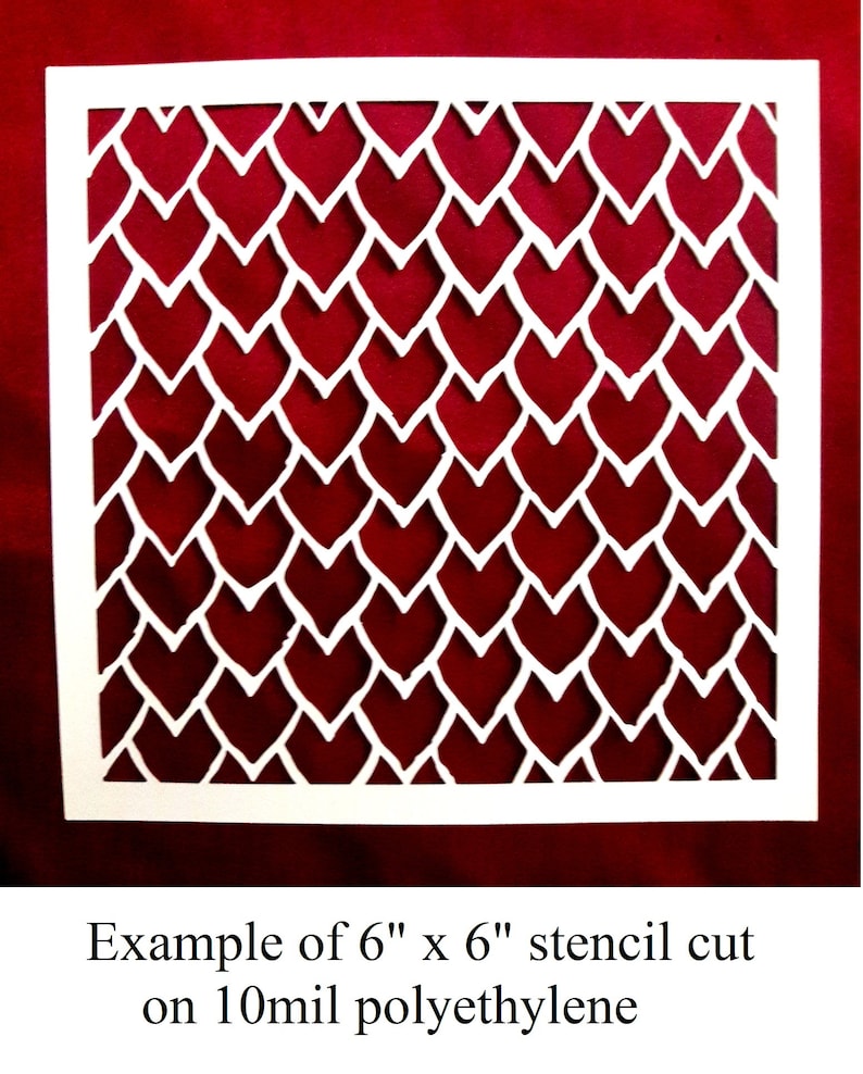 Instant Download Weathered Dragon Scale Stencil Format SVG Etsy