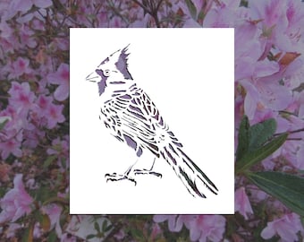 Cardinal Reusable Stencil (Many Sizes)