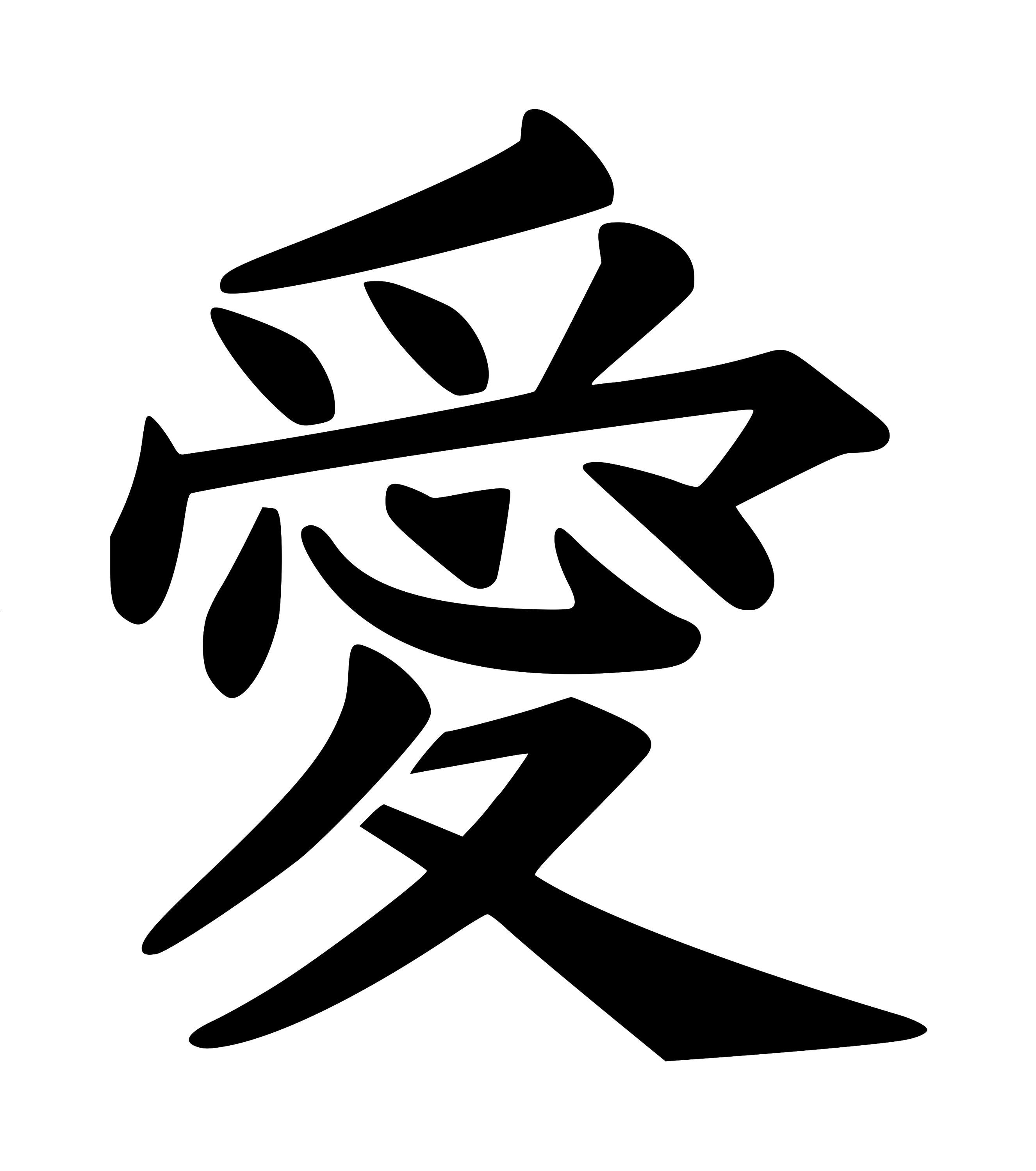 Love & Affection | Kanji Symbol Reusable Stencil (many Sizes) - Etsy