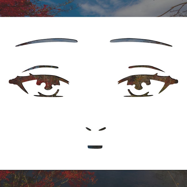 Anime Stencil - Etsy