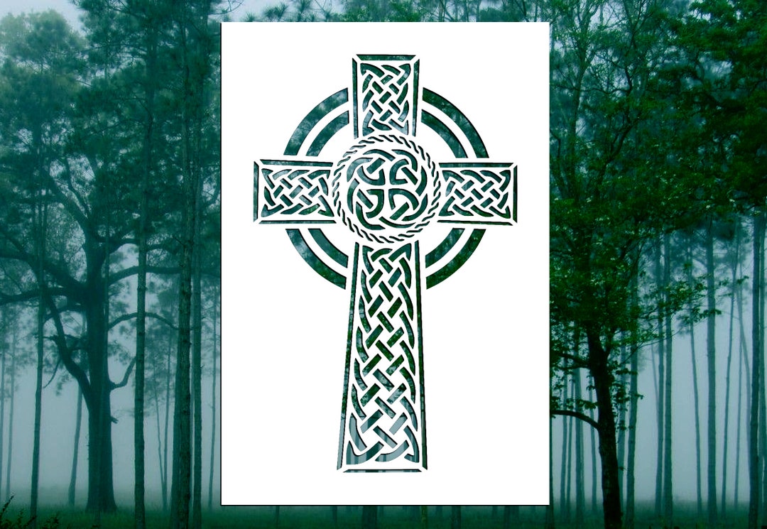Celtic Knot Cross Stencil | Many Sizes to Choose From - Etsy