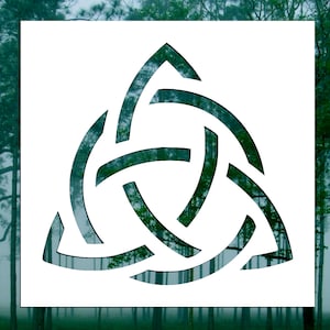 Celtic Trinity Knot Stencil (Many Sizes)
