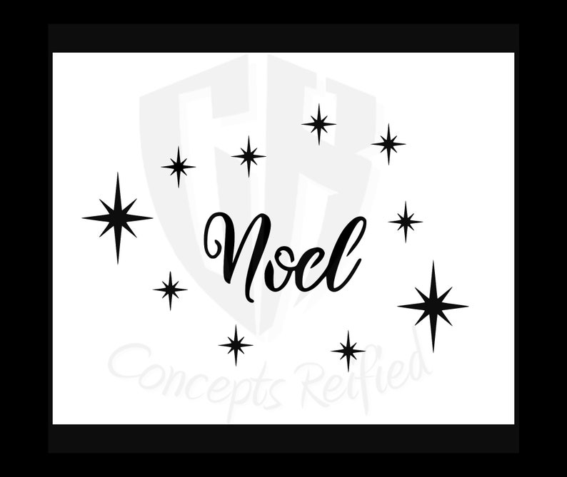 Christmas Nativity Noel Reusable Stencil Many Sizes | Etsy