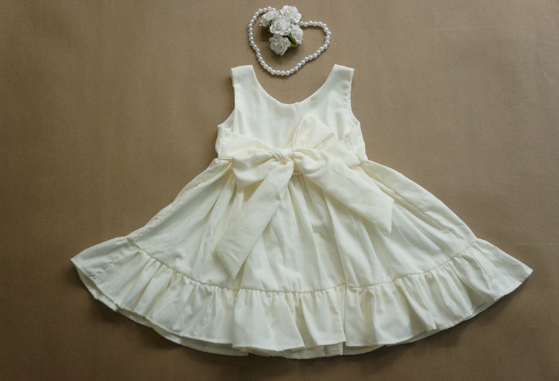rustic ivory flower girl dresses