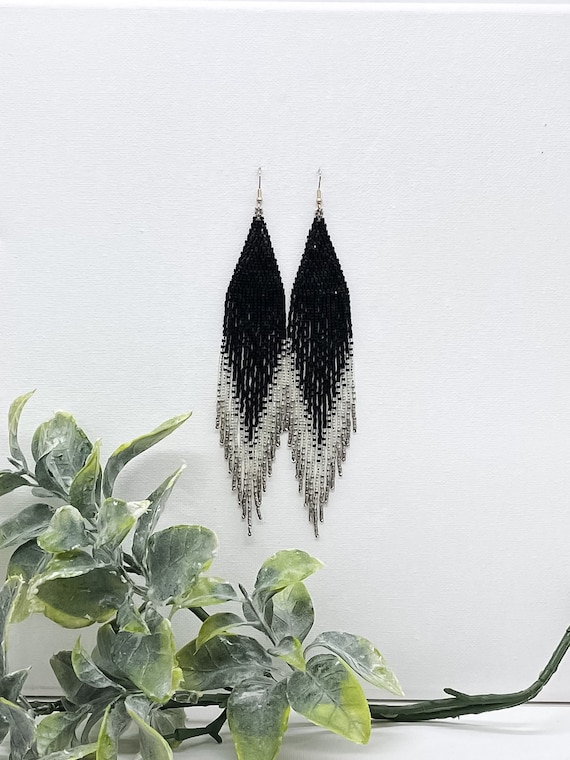 Parure Collier Et Boucles D'oreilles En Perles Noires - Fait Main, Style élégant Et Intemporel