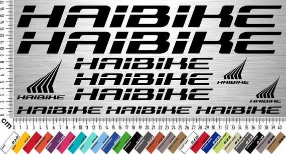 Giant Stickers White Text Bicycle Decals Transfers Set 1