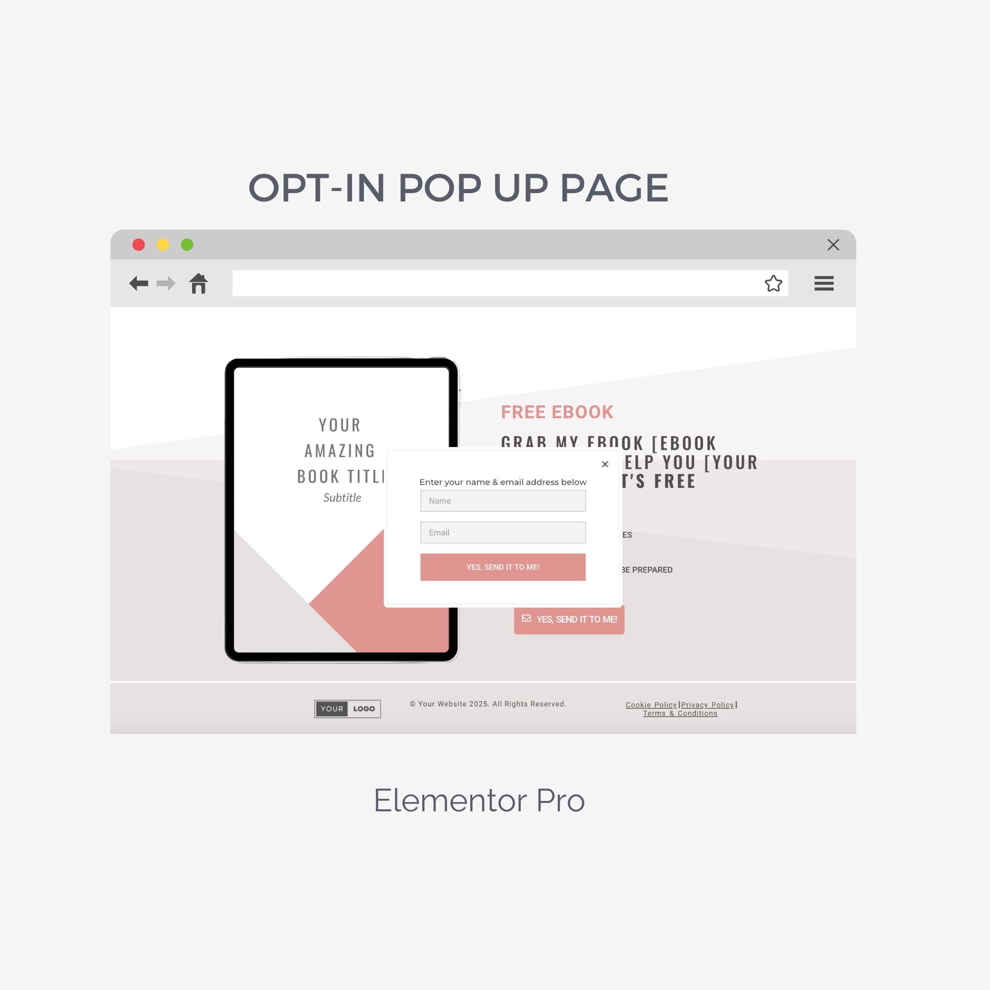 WP Elementor Optin Page | Opt-in Page | Wordpress Optin Page| Elementor ...
