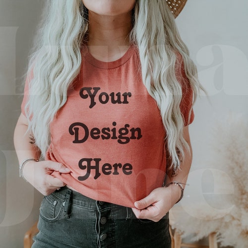 Bella Canvas 3001 Mockup Bella Canvas Heather Olive T Shirt - Etsy