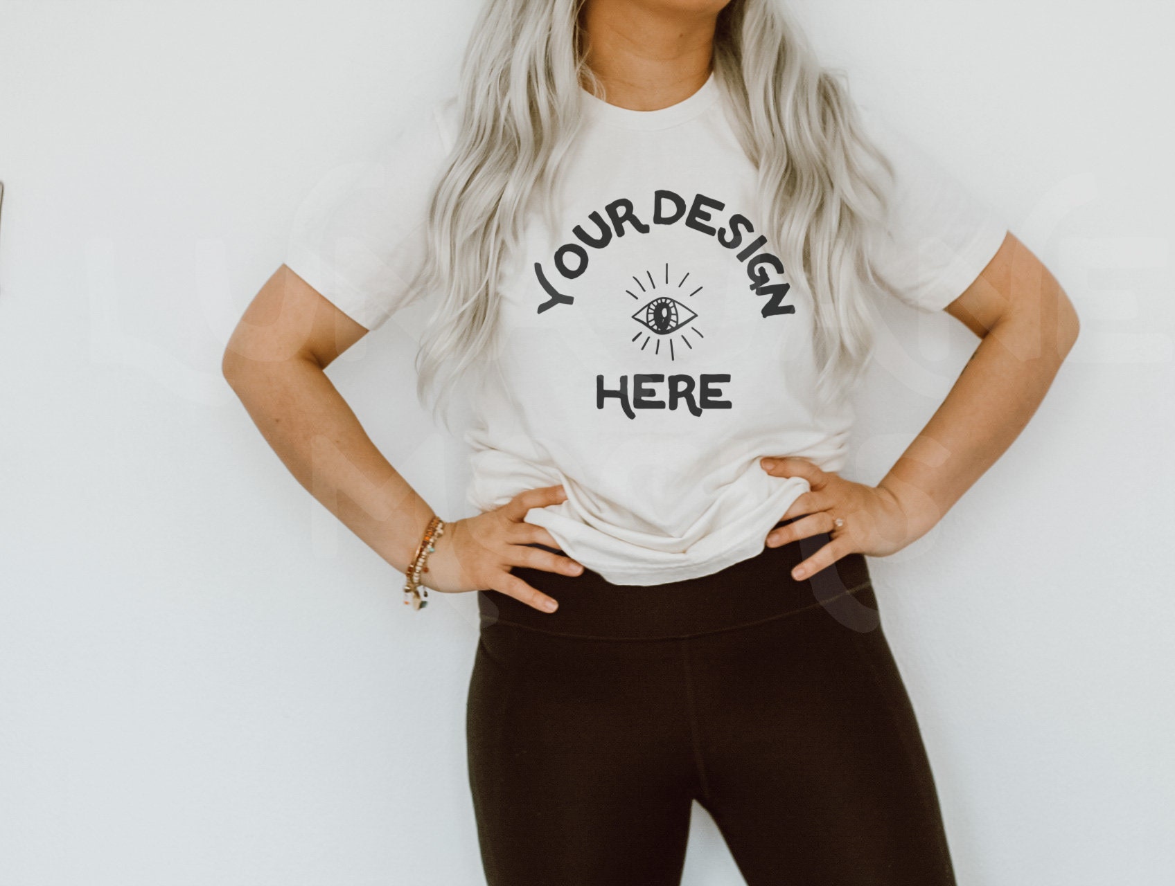 Download Bella Canvas 3001 Mockup Bella Canvas Natural T Shirt Mockup Etsy