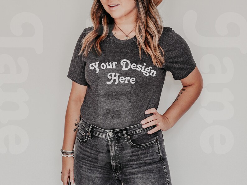 Download Dark Heather Grey T Shirt Mockup Bella Canvas 3001 Dark Heather Grey Shirt Mockup Model Mockup Drawing Illustration Art Collectibles Jesuskidsng Org