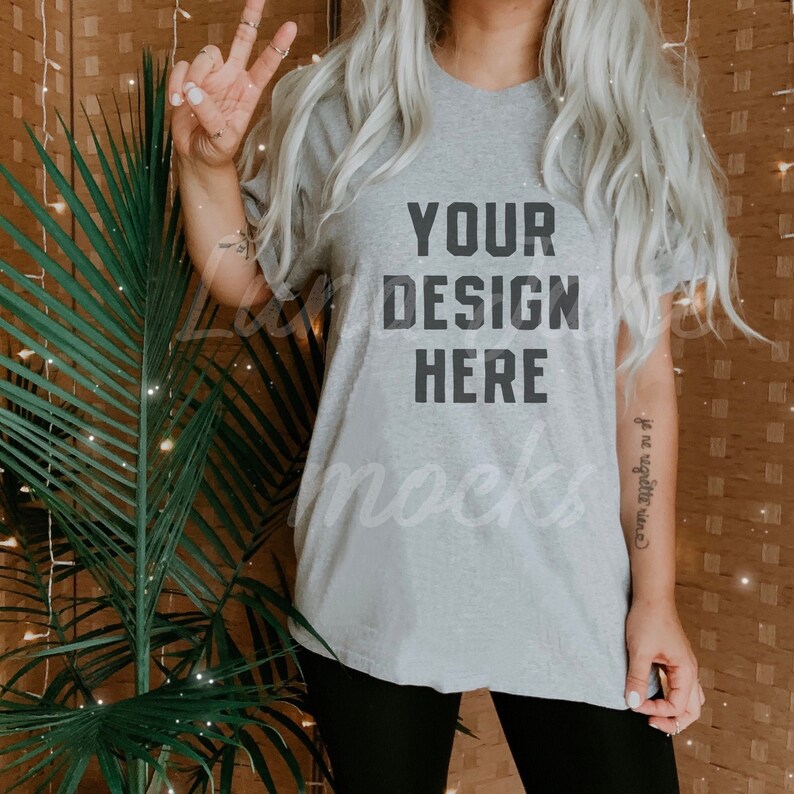 Download Bella Canvas 3001 Athletic Heather Gildan Sport Grey ...