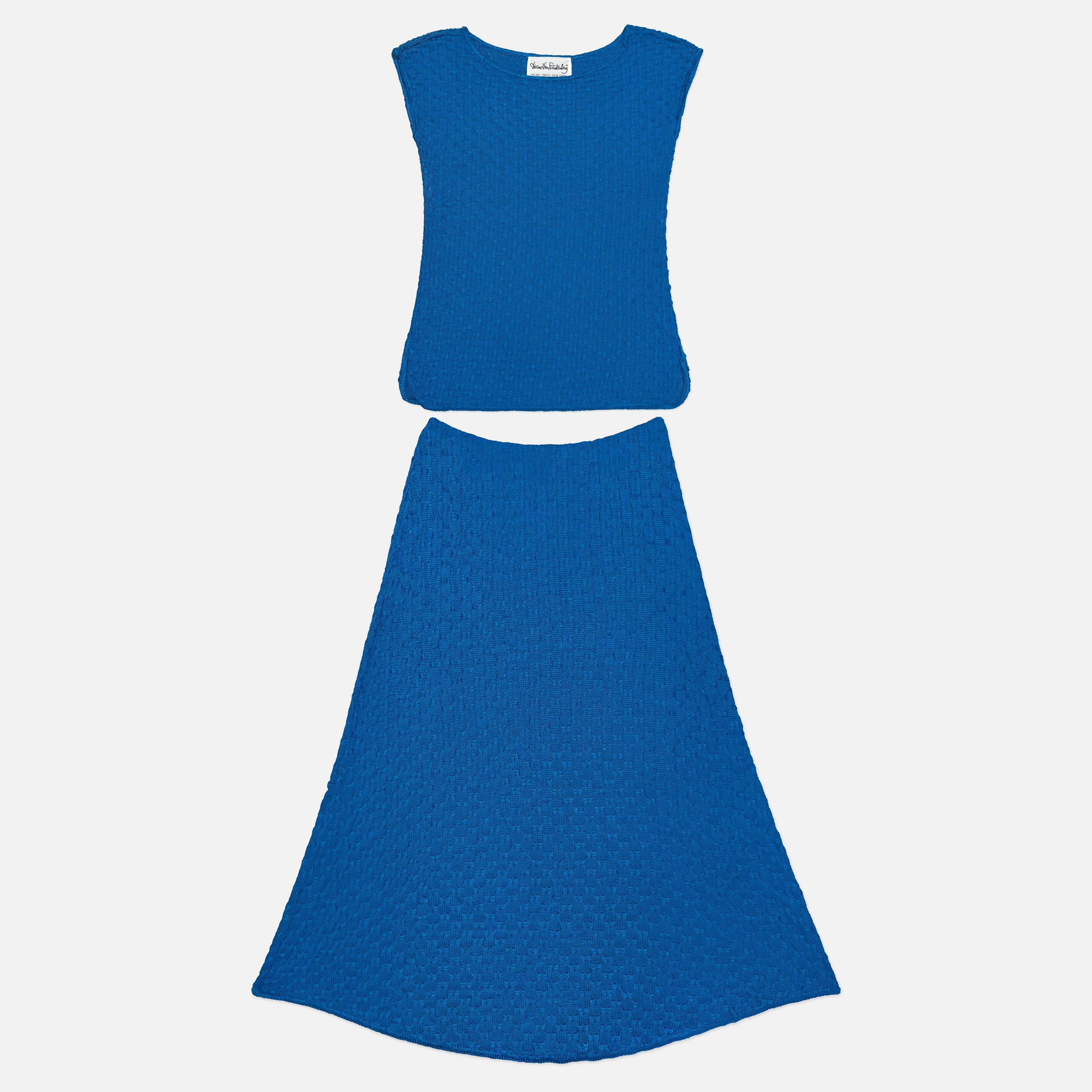 Diane Von Furstenberg Blue Dress - Etsy