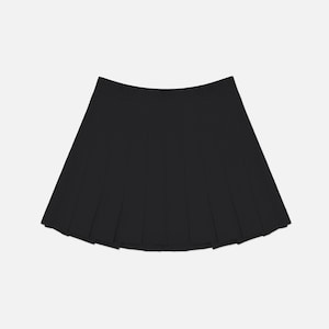 Vintage 90s Tail Made In USA Black Pleated Micro Mini Retro Tennis Skirt XS