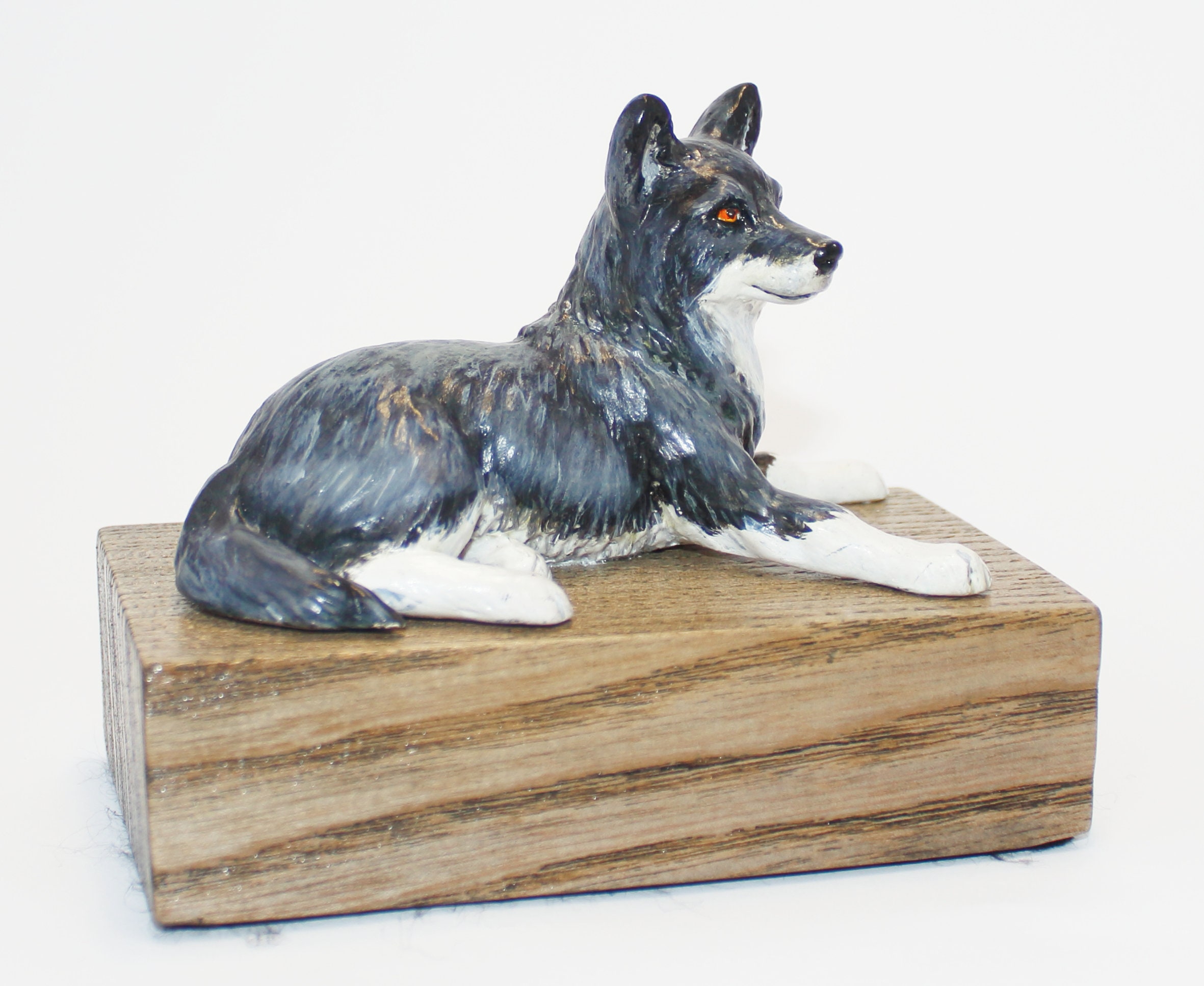 Figurine Wolf home decor statue wolf wolf animal Etsy