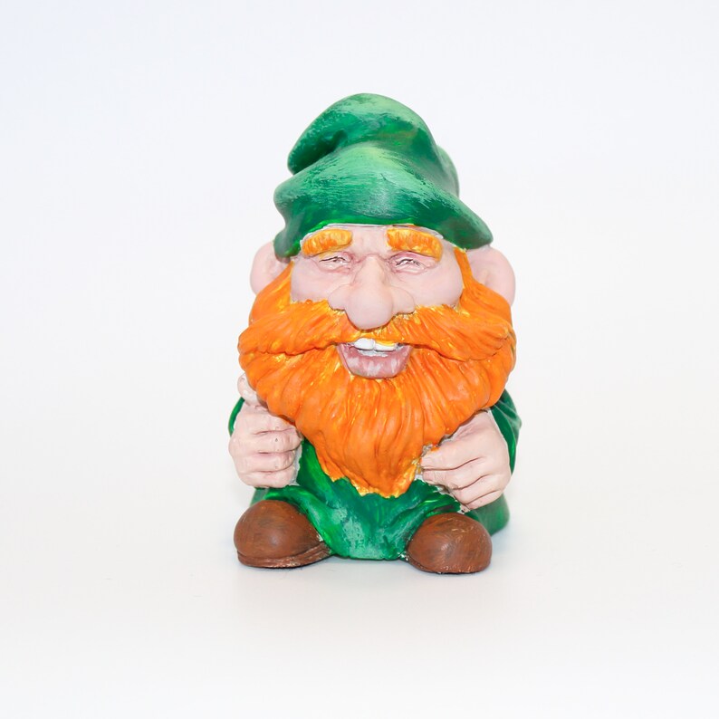 A set of figurines Three funny gnome Decor for Etsy