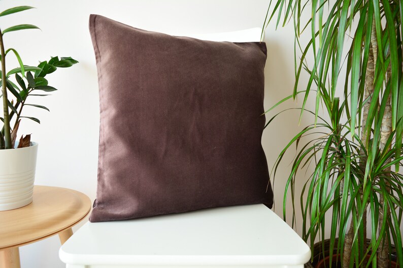 Dusty purple pillow cover purple couch Pink Velvet Pillow Covers 16X16 18X18