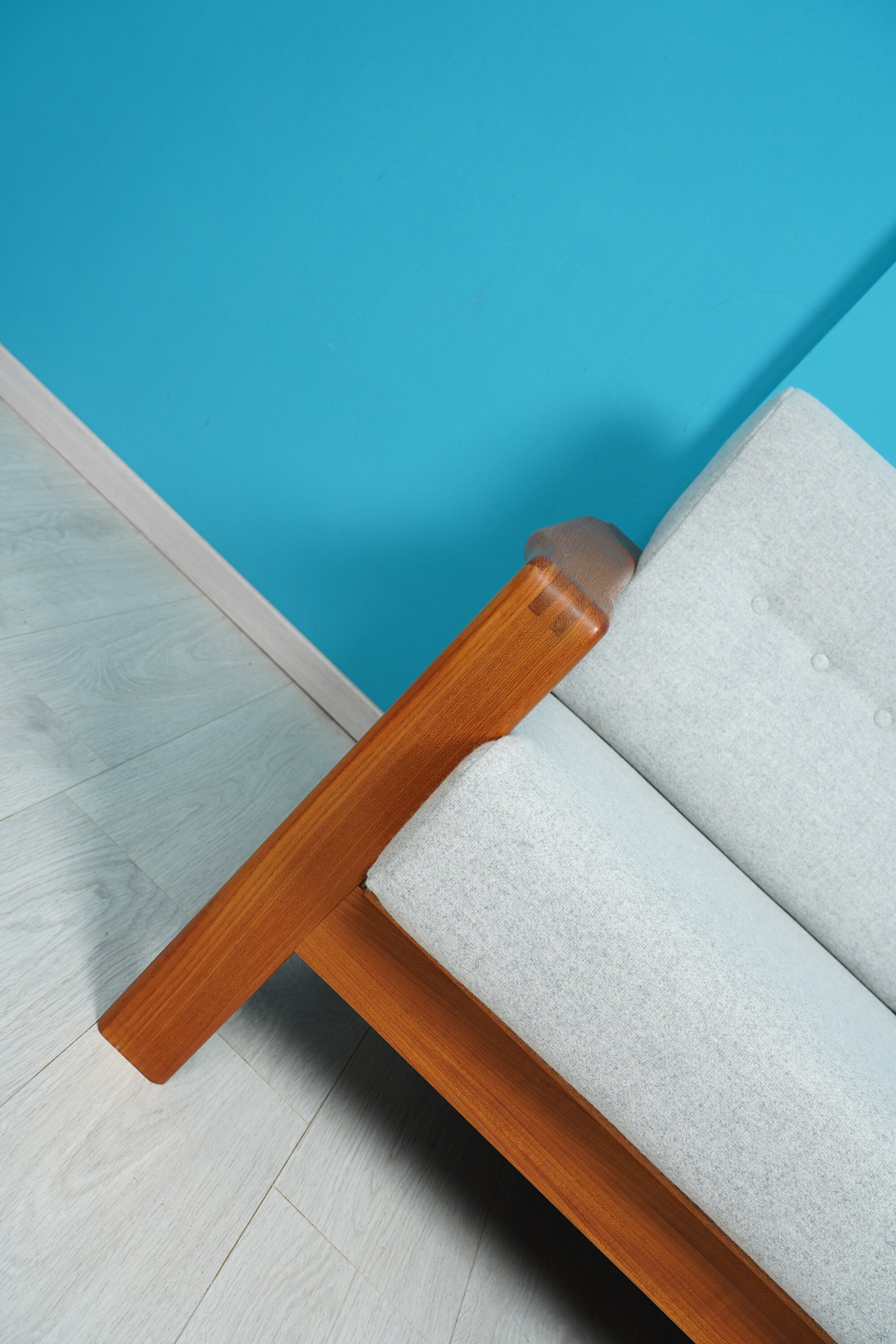 Sofá de 2 plazas / sofá de teca Diseño danés década de 1960 | Etsy