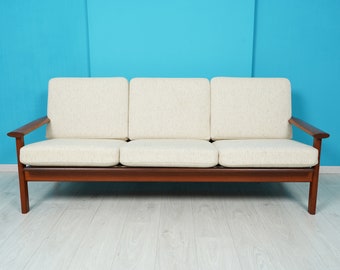 Danish teak 3-seater sofa by Poul Volther for Frem Rojle, 1960s