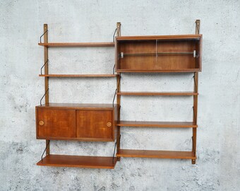 Danish teak shelf/shelving system Royal by Poul Cadovius, 1950s