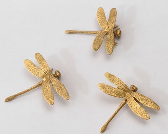 Dragonfly Knobs Handles Brass Handles Pulls Dresser Drawer Pulls Knobs Cabinet Door Handles Knobs Wardrobe Handles Pulls Furniture Hardware