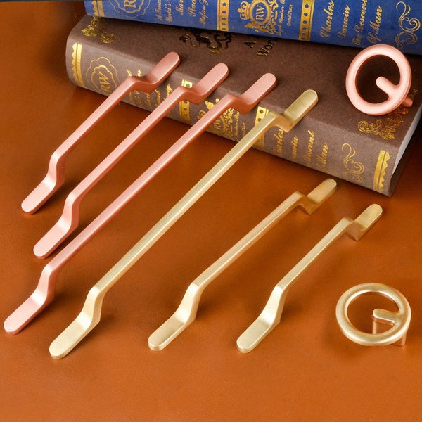 Brushed Rose Gold Hardware Etsy