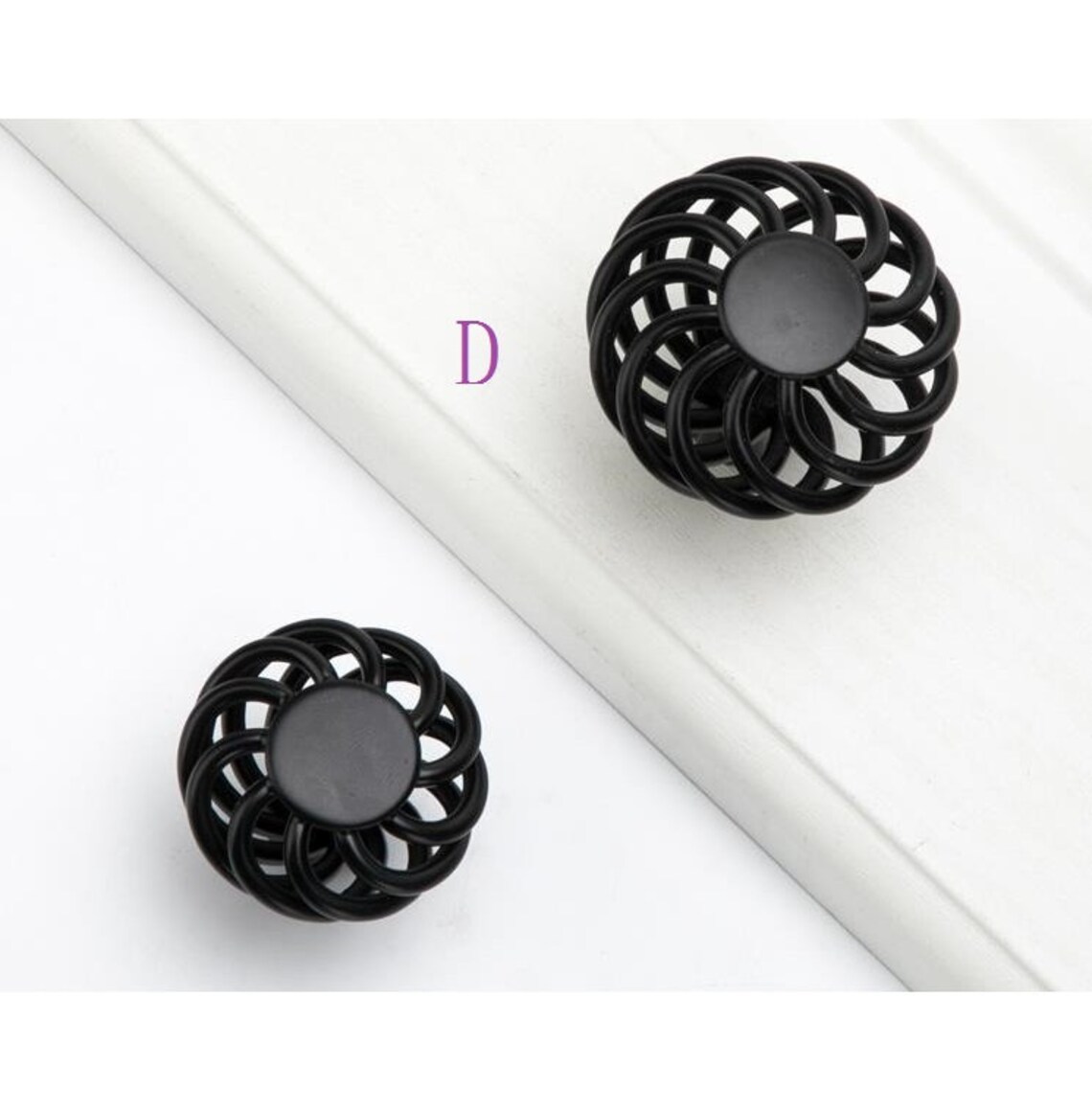 Black Bird Cage Knob Kitchen Pulls Handles Drawer Knob Etsy