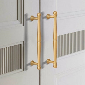 Brass Pull Knobs Kitchen Cabinet Pull Handle Drawer Knob Pull Handles Dresser Knobs Pull Brass Wardrobe Door Knobs Handle Furniture Hardware