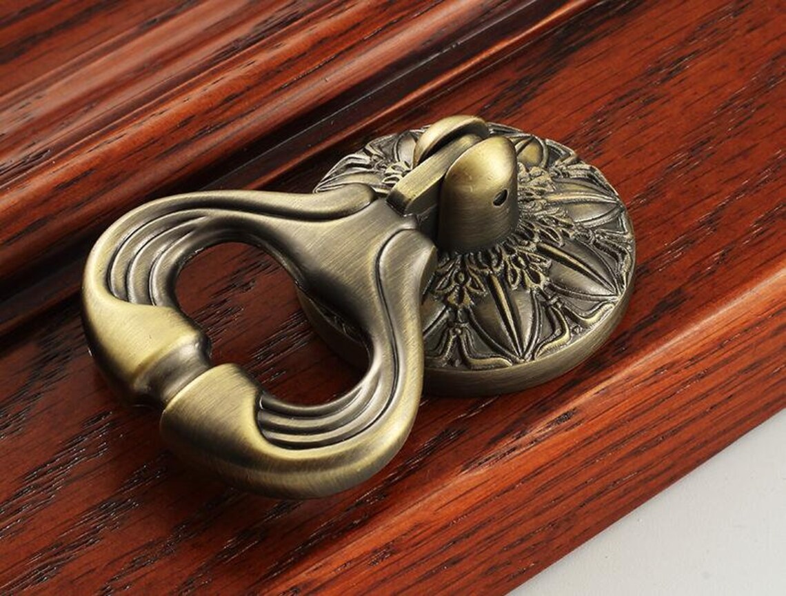 Drawer Pulls Handles Ring Dresser Knobs Pulls Kitchen Etsy UK