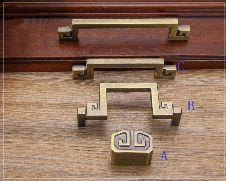 Bronze Knopf Küche Schrank zieht Knopf Griff Schublade Naufen | Etsy