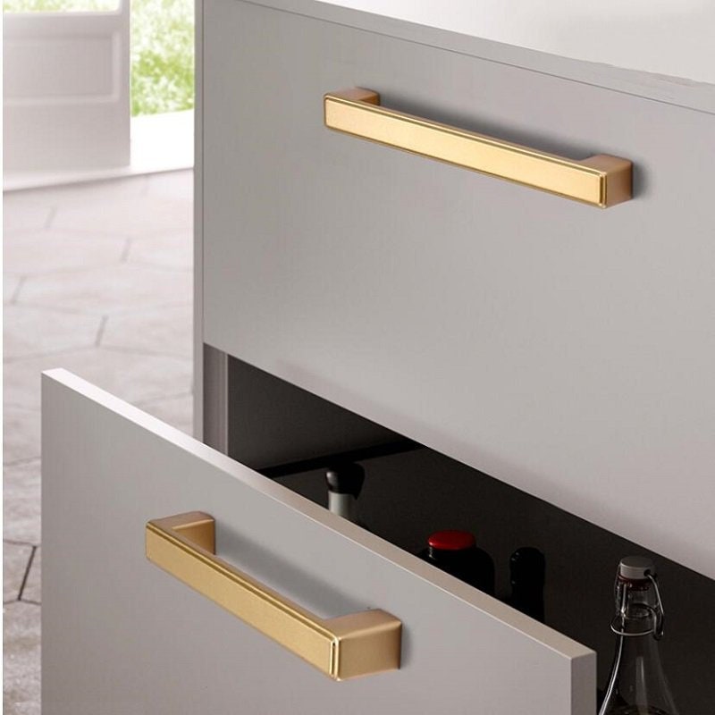 Sand Gold Knobs Pulls Kitchen Cabinet Pulls Handles Drawer - Etsy