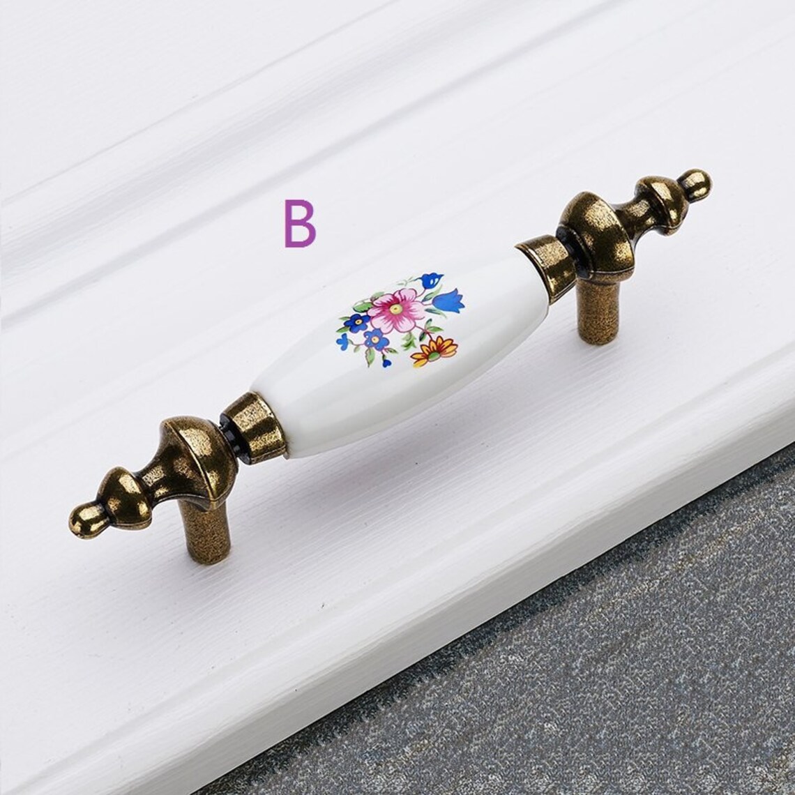 3 Antique Copper Knob Kitchen Pull Drawer Pulls Etsy