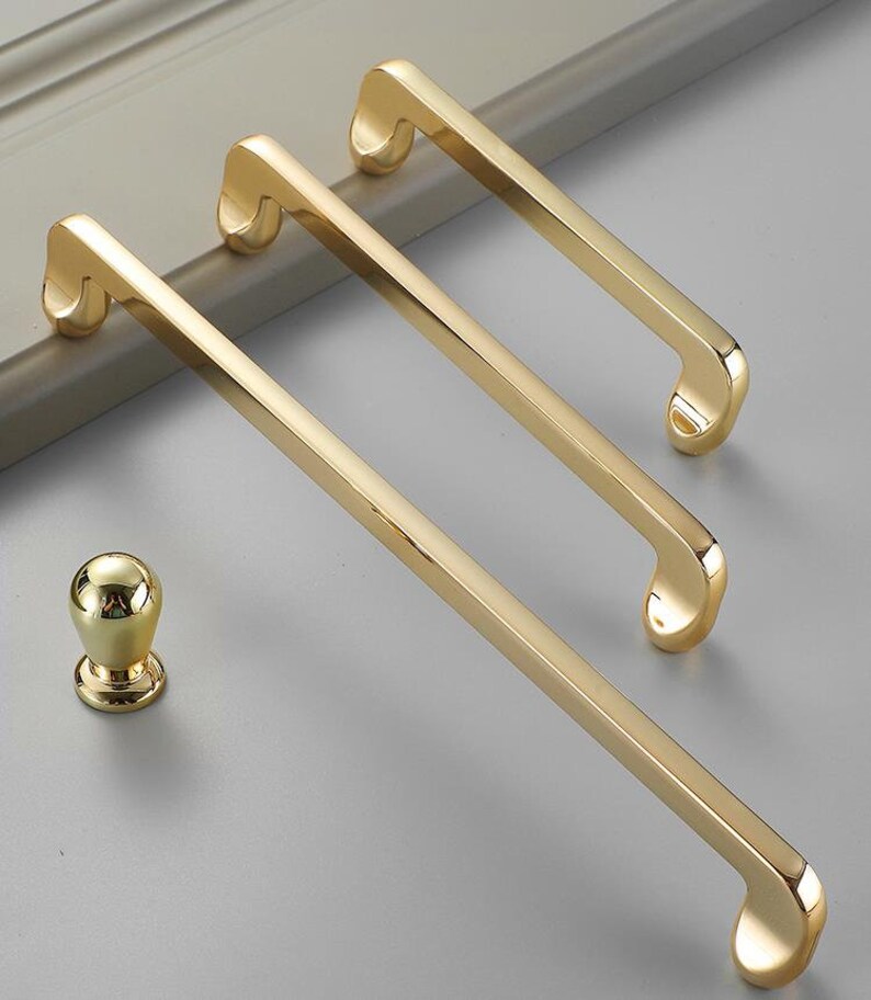 Gold Knobs Kitchen Cabinet Pulls Drawer Knobs Pulls Handles - Etsy