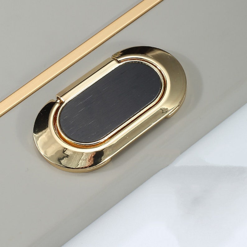 Light Luxury Wardrobe Door Handle Invisible Drawer Concealed Etsy
