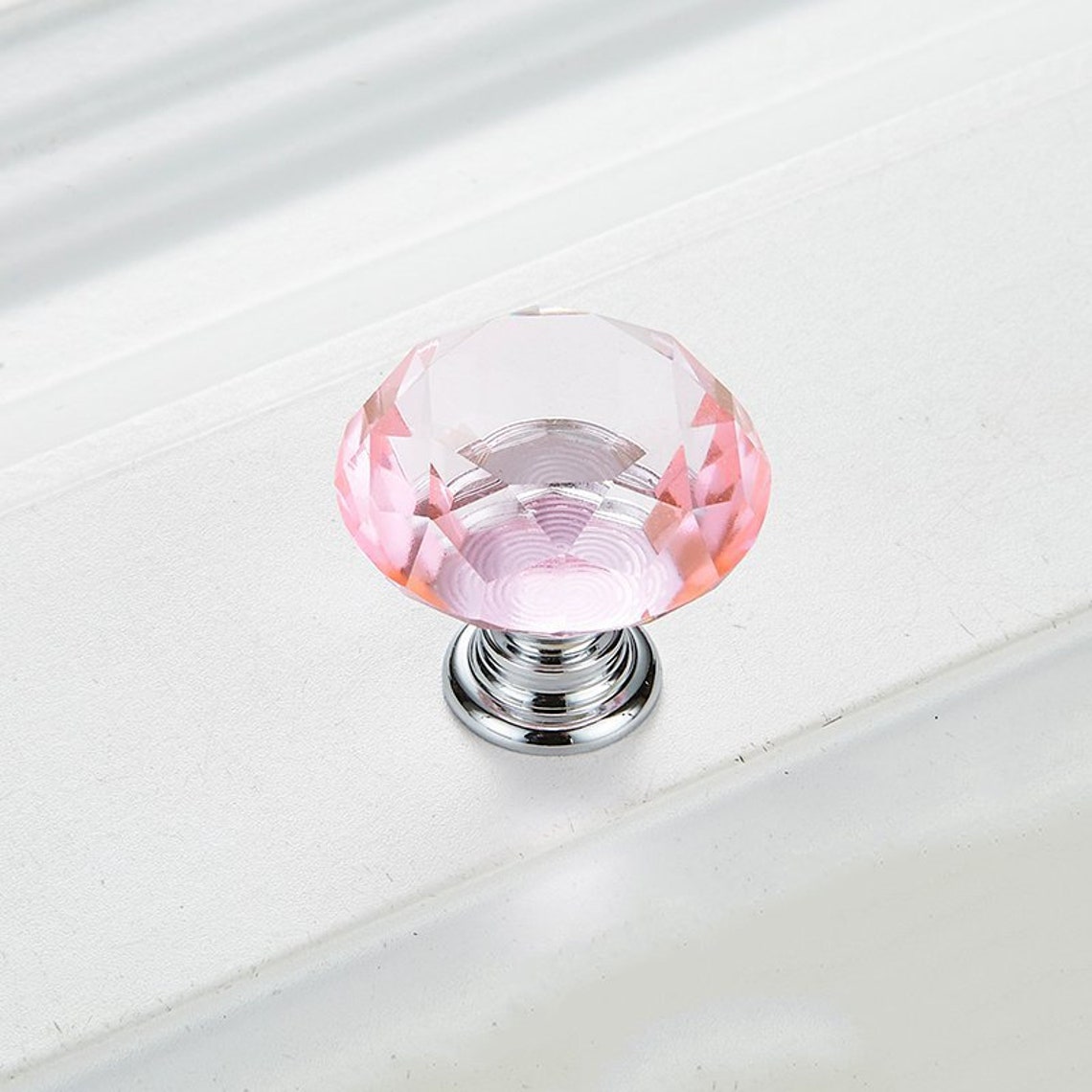 Colorful Glass Crystal Knobs Kitchen Pulls Knobs Etsy