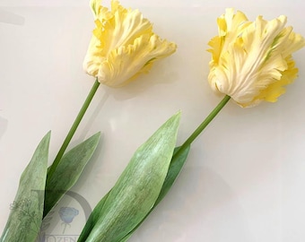 26"Real Touch Tulip 6Colors Artificial Touch Realistic Artificial Flowers DIY Flowers Wedding Decor Home Decoration