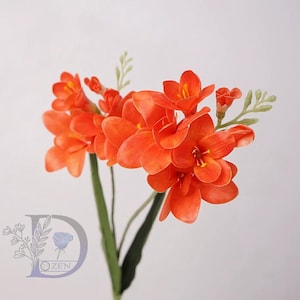 25&quot;Real Touch Orchid Artificial Flowers Realistic Artificial Flowers DIY Flowers Wedding Decor Home Decoration Orchid