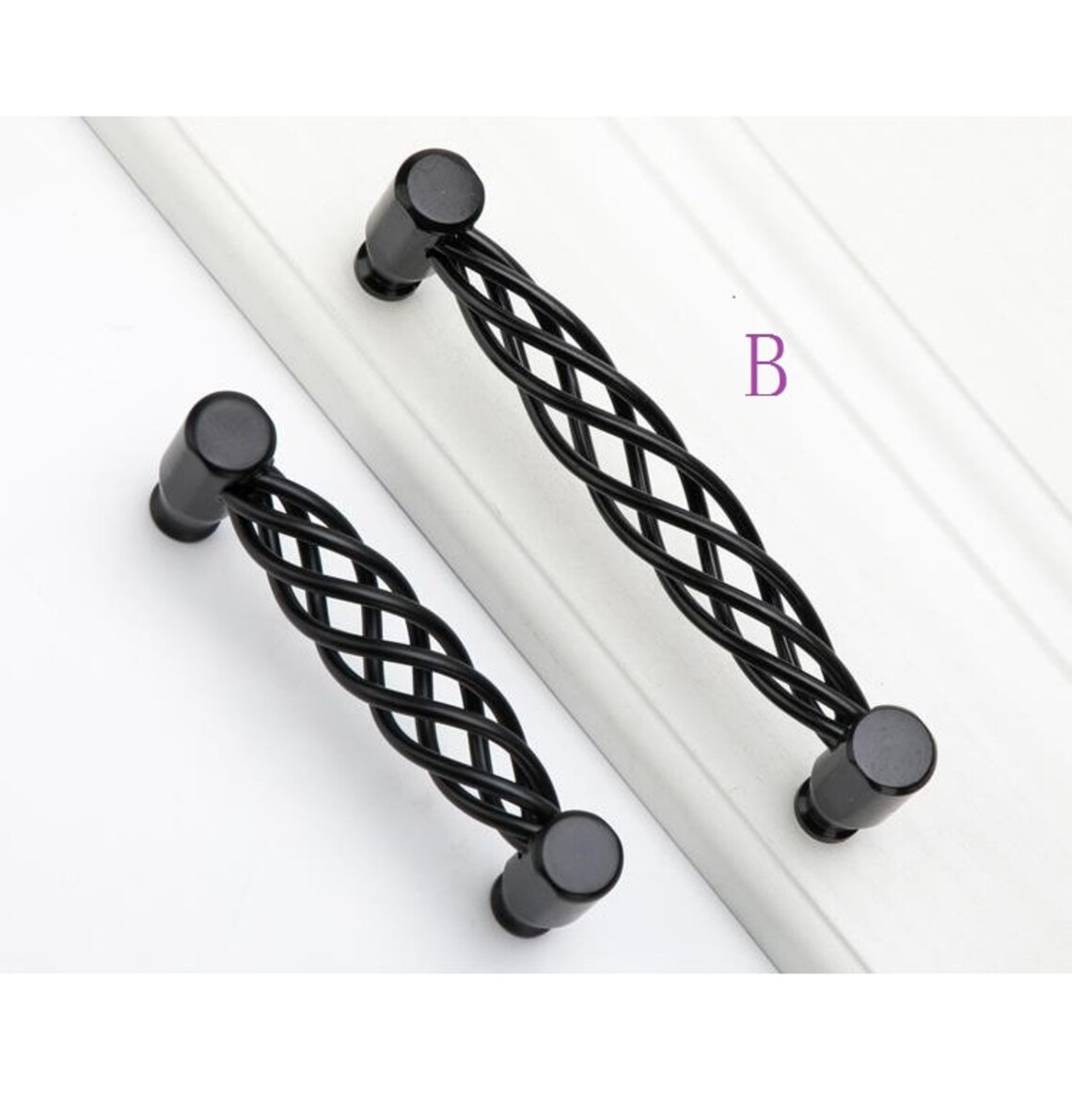 Black Bird Cage Knob Kitchen Pulls Handles Drawer Knob Etsy