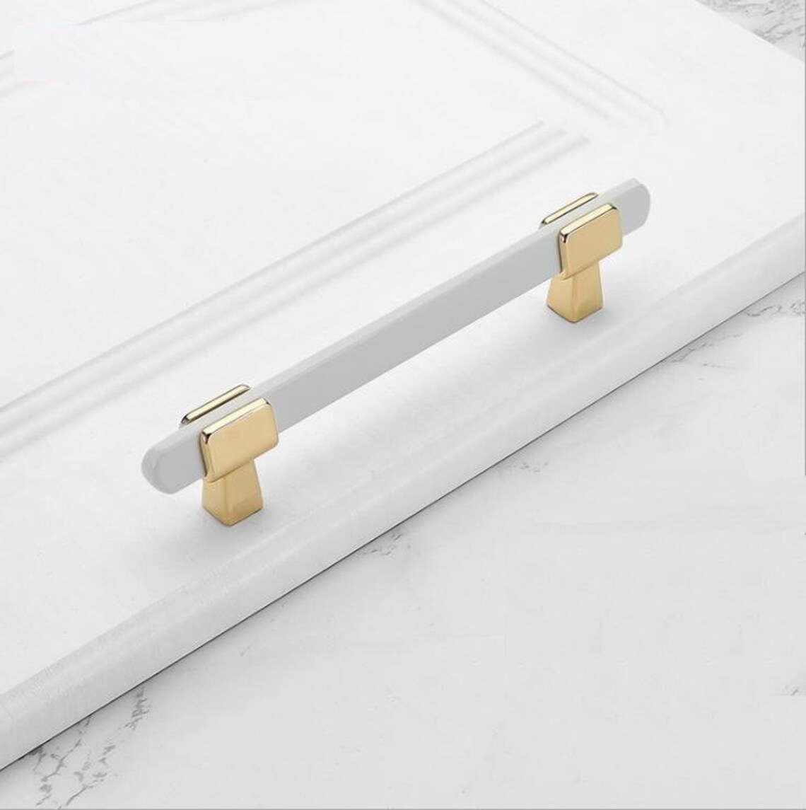 GoldWhite /GoldBlack Knob Kitchen Cabinet Pulls Drawer Knob | Etsy