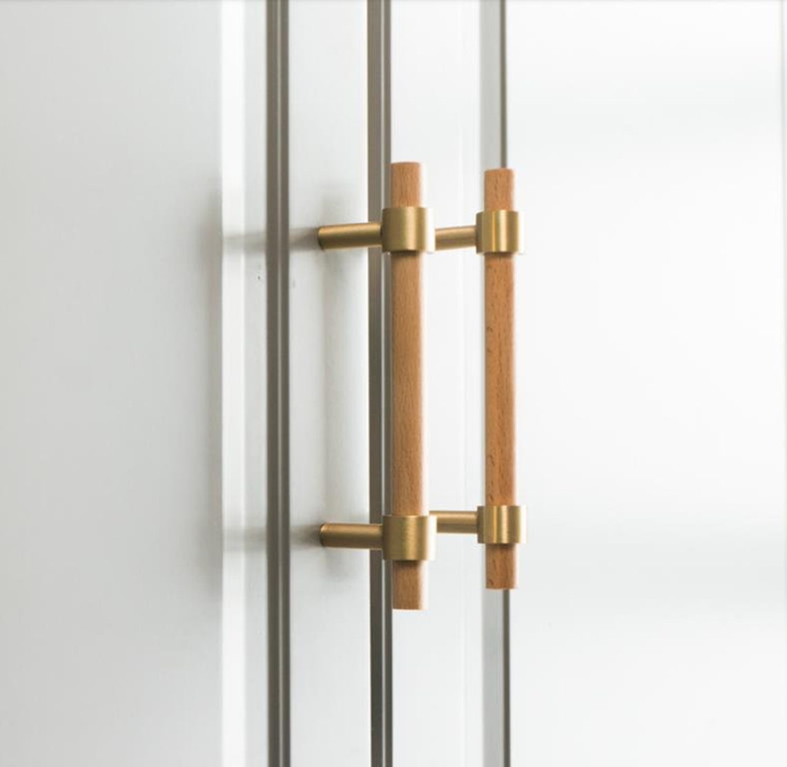 Dark brown Wood Knobs Kitchen Pulls Drawer Knob Pull Etsy