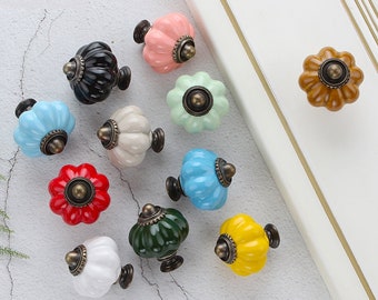 Colorful Knobs Handles Dresser Drawer Knobs Pulls Kids Cabinet Knob White Blue Dark Blue Green Red Black Yellow Green Pink Knobs Pulls