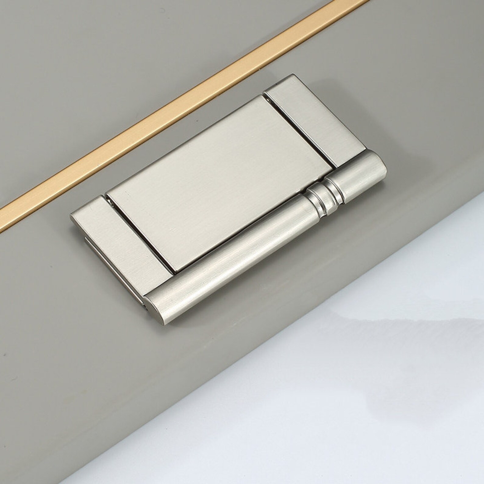 Golden Wardrobe Door Handle Invisible Drawer Concealed Handle Etsy
